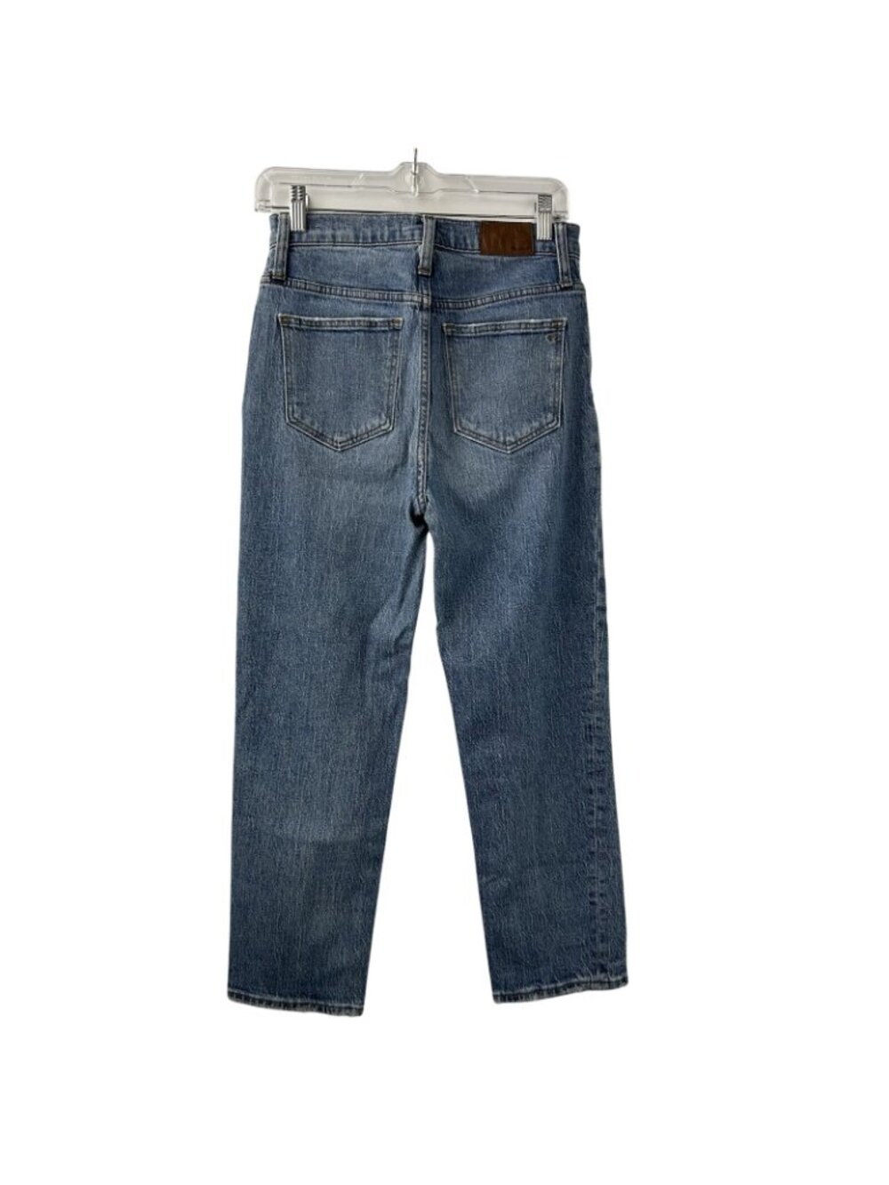 Madewell Womens High Rise Classic Straight Leg Jeans Size 25 Blue Preppy Casual - Picture 13 of 16